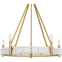 Molly 5 Light Chandelier in Brushed Gold 6