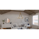 Molly 5 Light Chandelier in Brushed Gold 8