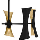 Myla 10 Light Chandelier in Matte Black 5