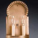 Northeast Lantern 109-LT2 Wall Sconce Crimp Top 2 Candelabra Sockets - Crescent Harbor