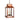 Northeast Lantern 11312-LT2 Rockland Small Square Pagoda Hanging 2 Light Candelabra Sockets Clear Glass 36" Chain - Crescent Harbor