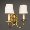 Northeast Lantern 118-LT2-SHD Signature 2 Light 12 inch Wall Sconce Wall Light - Crescent Harbor