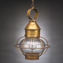 Northeast Lantern 2532-MED Caged Onion Hanging Medium Base Socket - Crescent Harbor