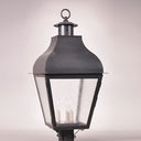Northeast Lantern 7643-CIM Curved Top Post Medium Base Socket With Chimney - Crescent Harbor