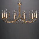 Northeast Lantern 952-LT12 Signature 12 Light 34 inch Chandelier Ceiling Light - Crescent Harbor