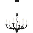 Oakley 6 Light Chandelier in Earth Black 7