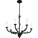 Oakley 6 Light Chandelier in Earth Black 9