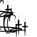 Octavia 18 Light Chandelier in Earth Black 4