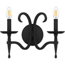 Octavia 2 Light Wall Sconce in Earth Black 8