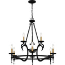 Octavia 9 Light Chandelier in Earth Black 4