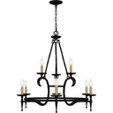 Octavia 9 Light Chandelier in Earth Black 5