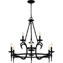 Octavia 9 Light Chandelier in Earth Black 6