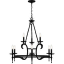 Octavia 9 Light Chandelier in Earth Black 7