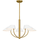 Penley 5 Light Chandelier in Brushed Gold 1