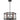 Quoizel BRO2820MK Baron 6 Light Pendant in Marcado Black - Crescent Harbor