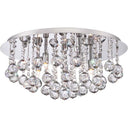 Quoizel BRX1619C Bordeaux 5 Light Flush Mount in Polished Chrome - Crescent Harbor