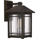 Quoizel CPT8410PN Cedar Point 1 Light Outdoor Lantern in Palladian Bronze - Crescent Harbor