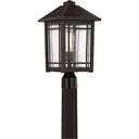 Quoizel CPT9010PN Cedar Point 1 Light Outdoor Lantern in Palladian Bronze - Crescent Harbor