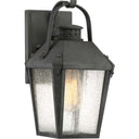 Quoizel CRG8406MB Carriage 1 Light Outdoor Lantern in Mottled Black - Crescent Harbor