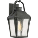 Quoizel CRG8408MB Carriage 1 Light Outdoor Lantern in Mottled Black - Crescent Harbor