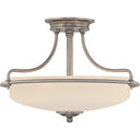 Quoizel GF1717 Griffin 3 Light Semi-Flush Mount - Crescent Harbor