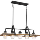 Quoizel GUI540GK Guilford 5 Light Island Light in Grey Ash - Crescent Harbor