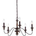 Quoizel HK5005TC Holbrook 5 Light Chandelier in Tuscan Brown - Crescent Harbor