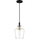 Quoizel JUN1508EK June 1 Light Mini Pendant in Earth Black - Crescent Harbor