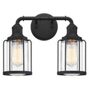 Quoizel LUD8615EK Ludlow 2 Light Bath Light in Earth Black - Crescent Harbor