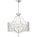 Quoizel LUL5022C Lulu 5 Light Chandelier in Polished Chrome - Crescent Harbor