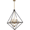 Quoizel LVR5208WT Louvre 8 Light Pendant in Western Bronze - Crescent Harbor