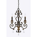 Quoizel MQ5003HL Marquette 3 Light Chandelier in Heirloom - Crescent Harbor
