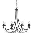 Quoizel MRN5008IB Mirren 8 Light Chandelier in Imperial Bronze - Crescent Harbor