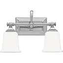Quoizel NL8602 Nicholas 2 Light Bath Light - Crescent Harbor
