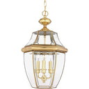 Quoizel NY1179 Newbury 3 Light Outdoor Lantern - Crescent Harbor