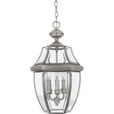 Quoizel NY1179 Newbury 3 Light Outdoor Lantern - Crescent Harbor