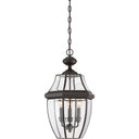 Quoizel NY1179 Newbury 3 Light Outdoor Lantern - Crescent Harbor