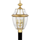 Quoizel NY9043 Newbury 3 Light Outdoor Lantern - Crescent Harbor