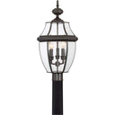 Quoizel NY9043 Newbury 3 Light Outdoor Lantern - Crescent Harbor