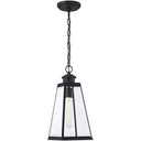Quoizel PAX1907MBK Paxton 1 Light Outdoor Lantern in Matte Black - Crescent Harbor