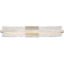Quoizel PCGL8530BN Glacial Bath Light in Brushed Nickel - Crescent Harbor