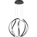 Quoizel PCWN2818EK Waving Pendant in Earth Black - Crescent Harbor
