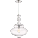 Quoizel QF2046C Morocco 1 Light Pendant in Polished Chrome - Crescent Harbor