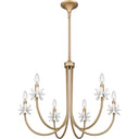 Remy 6 Light Chandelier in Bronze Gold 1