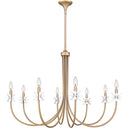 Remy 8 Light Chandelier in Bronze Gold 4