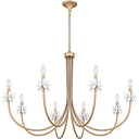 Remy 8 Light Chandelier in Bronze Gold 5