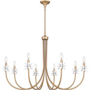 Remy 8 Light Chandelier in Bronze Gold 1