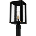 Robbins 1 Light Outdoor Post in Matte Black 4