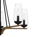 Rochester 5 Light Chandelier in Matte Black 2