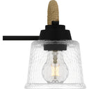 Seabreeze 3 Light Bath Light in Matte Black 2